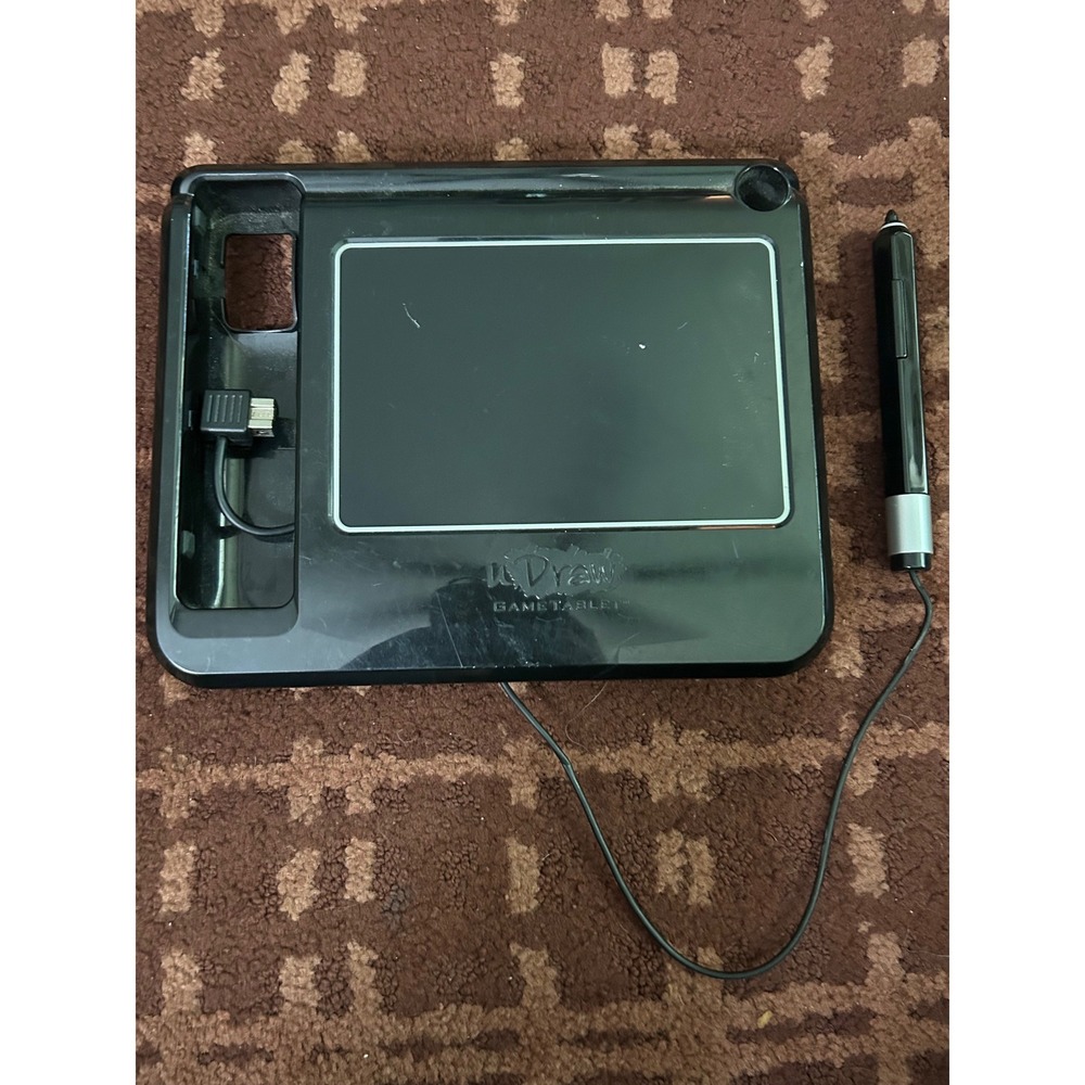 THQ uDraw‎ GameTablet for Nintendo Wii Black Wireless Drawing Tablet SKU 000271